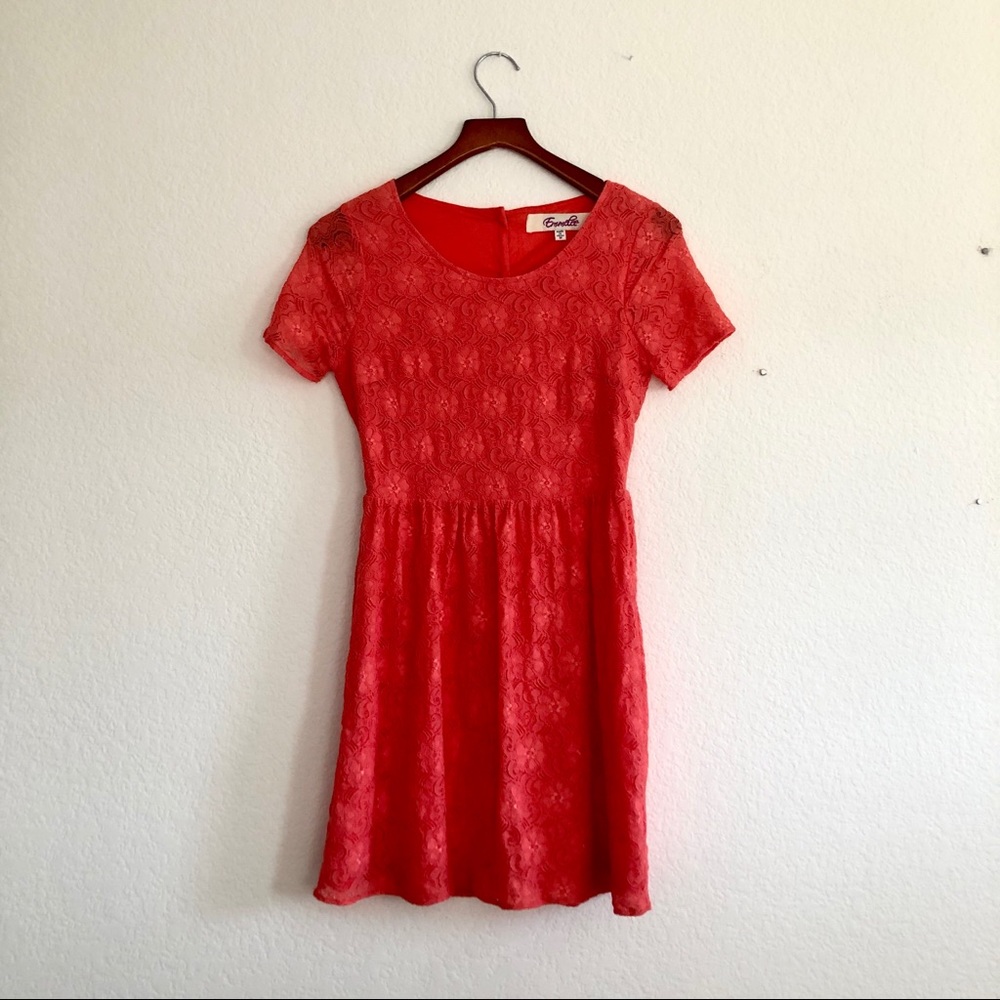 Cute Coral Summer Dress